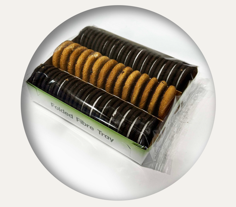 Formula for a FiberPacked Cookie Tray Packaging Connections